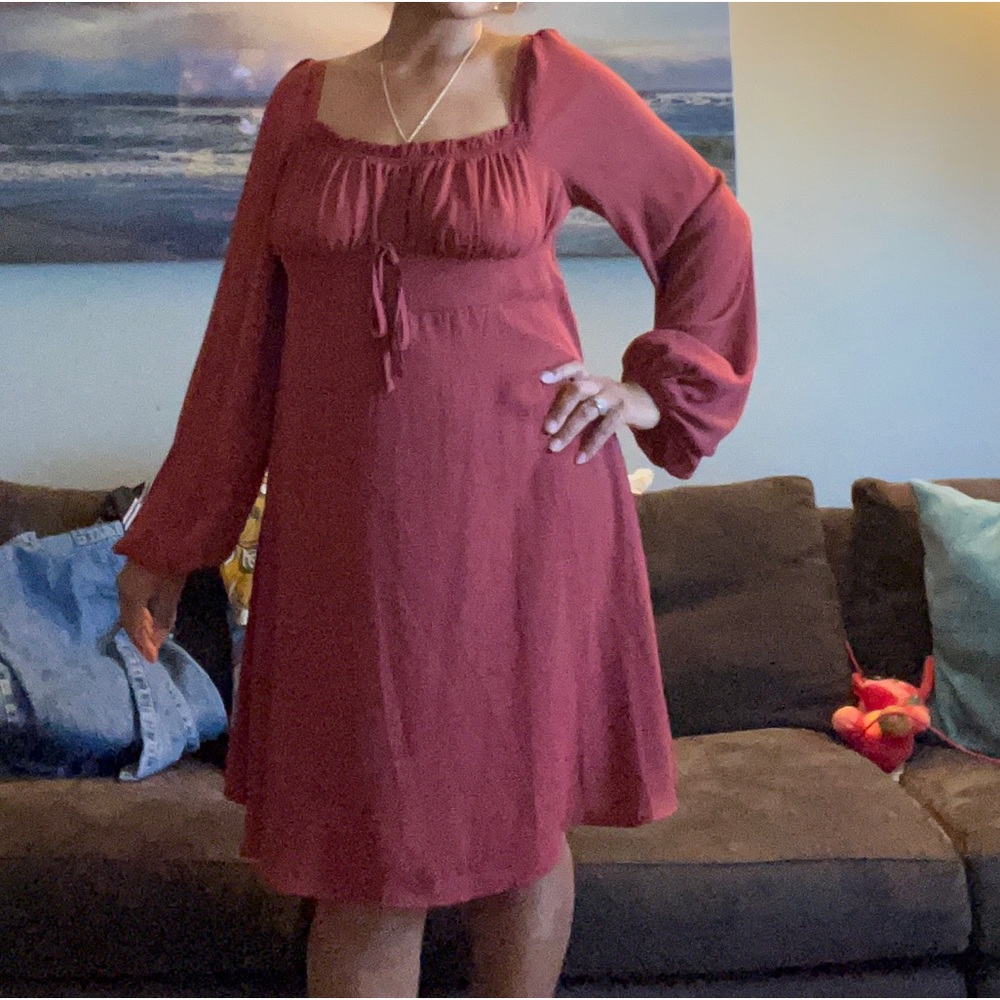 Fall flowy dress